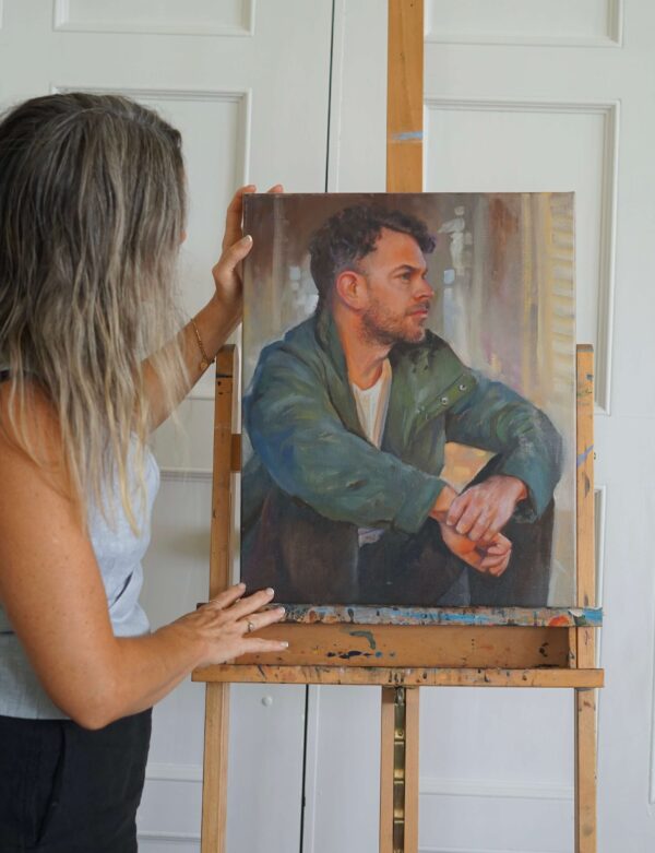 "Green Coat" - Image 2